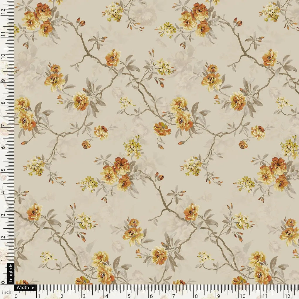 Trendy Jacobean Floral Flower Digital Printed Fabric - Weightless – we 0 ta096041n 110 trendy jacobean floral flower digital printed fabric weightless 5