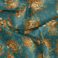 Big Golden Rose With Dark Paua Shell Colour Digital Printed Fabric - Weightless – we 0 ta09612p4 110 big golden rose with dark paua shell colour digital printed fabric weightless 4