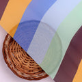 Morden Multicolour Rainbow Strips Digital Printed Fabric - Weightless – we 0 ta09664 110 morden multicolour rainbow strips digital printed fabric weightless 2