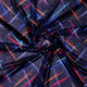 Classic Colourful Feather With Blue Background Digital Printed Fabric - Weightless – we 0 ta09682pb 110 classic colourful feather with blue background digital printed fabric weightless 1