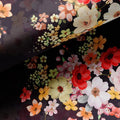 Colorful Floral Black Base Digital Printed Fabric – we 0 ta7198 110 colorful floral black base digital printed fabric 3