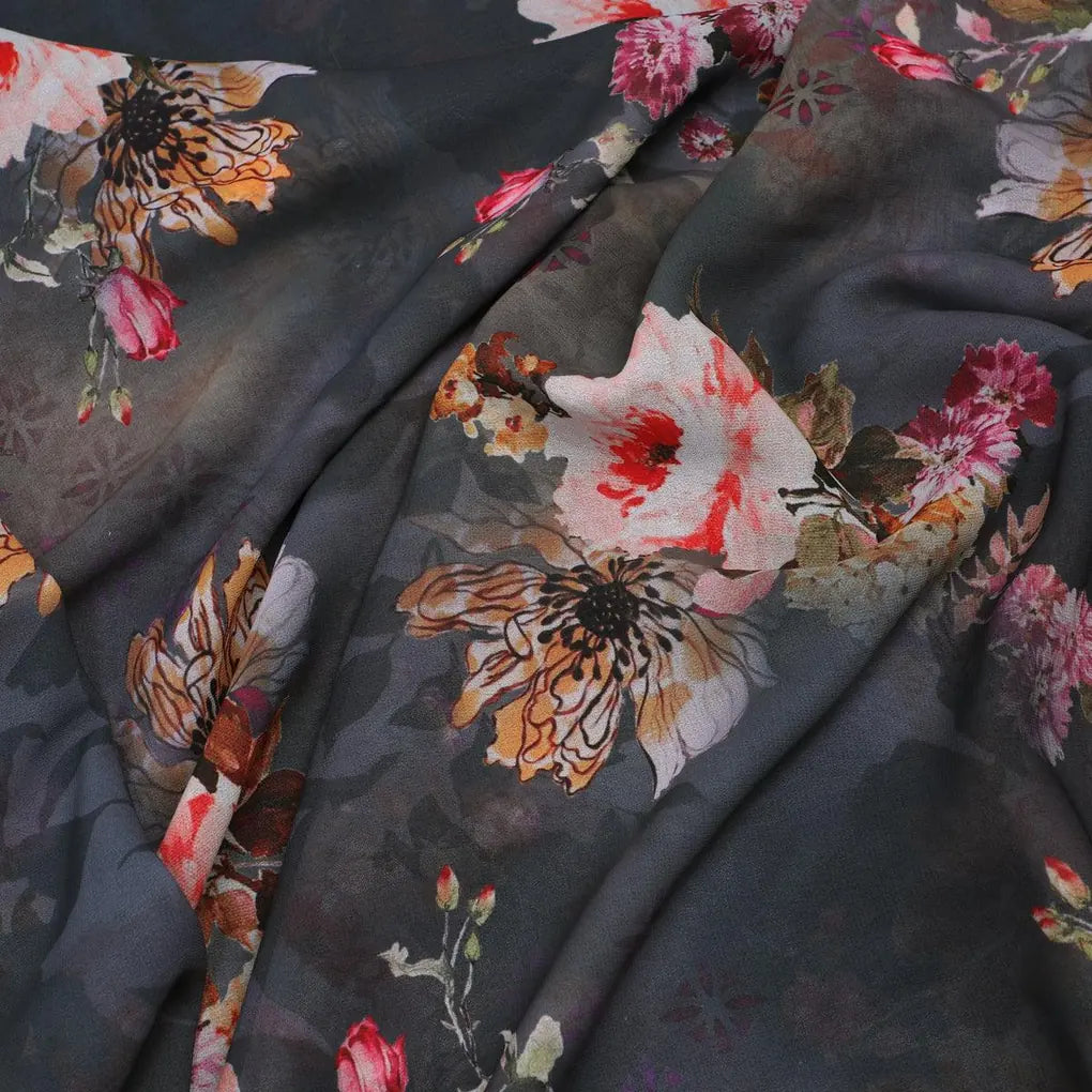 Morden Peony Watercolour Art Digital Printed Fabric - Weightless – we 0 ta7309p1 110 morden peony watercolour art digital printed fabric weightless 1