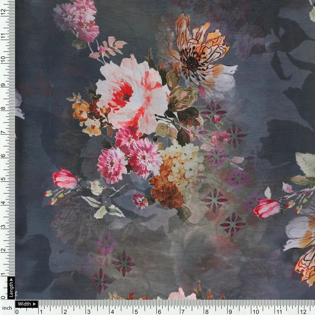 Morden Peony Watercolour Art Digital Printed Fabric - Weightless – we 0 ta7309p1 110 morden peony watercolour art digital printed fabric weightless 4