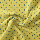 Lemon Yellow Small And Single Motif Allover Digital Printed Fabric - Weightless – we 0 ta7590p2 110 lemon yellow small and single motif allover digital printed fabric weightless 1