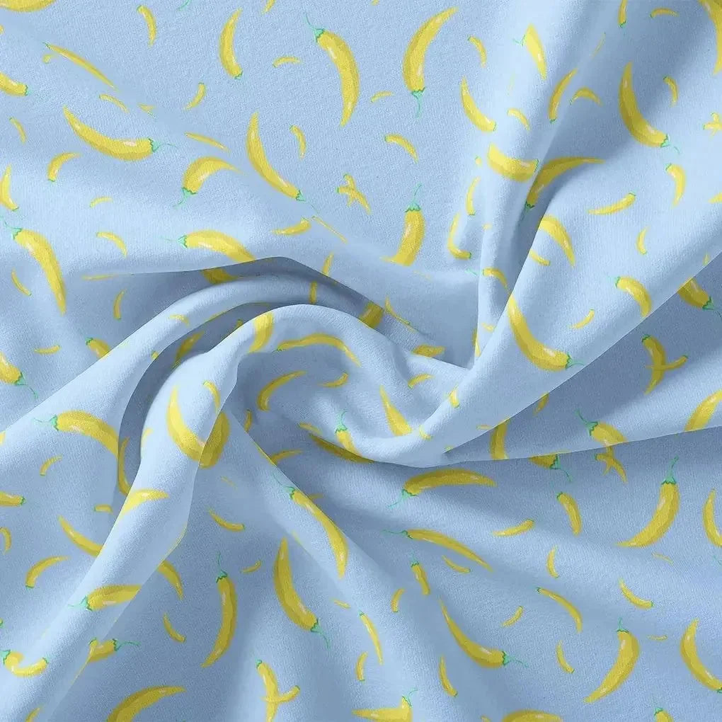 Yellow Mirchi Allover Digital Printed Fabric - Weightless – we 0 ta7619p1 110 yellow mirchi allover digital printed fabric weightless 1