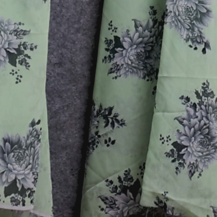 Pista Flower Weightless Printed Fabric