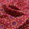 Ruby Red Geometric Star Patterned Soft Rayon Fabric – ra 0 ma04217 114 1