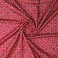 Ruby Red Geometric Star Patterned Soft Rayon Fabric – ra 0 ma04217 114 2