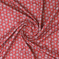 Red Ditsy Floral & Ethnic Motif Premium Rayon Fabric – ra 0 ma04275 114 2