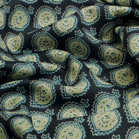 Navy Blue & Cream Ethnic Motif Block Print Style Rayon Fabric – ra 0 ma04276 114 1 f0f1d6f6 a084 4b56 b58a e086dab592ce