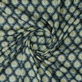 Navy Blue & Cream Ethnic Motif Block Print Style Rayon Fabric – ra 0 ma04276 114 2 464747e3 e57c 4f25 95d1 a04f79523c28