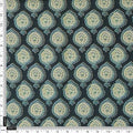 Navy Blue & Cream Ethnic Motif Block Print Style Rayon Fabric – ra 0 ma04276 114 4 dd6e3e91 00eb 4e90 9681 7bed5f4e4506
