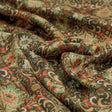 Vintage Damask & Ogee Patterned Soft Rayon Dress Fabric – ra 0 ta01322 114 1