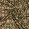 Vintage Damask & Ogee Patterned Soft Rayon Dress Fabric – ra 0 ta01322 114 2