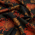 Japanese Chrysanthemum Floral Print Rayon Crepe Fabric – ra 0 ta0224 114 1