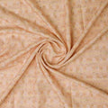 Peach & Orange Geometric Abstract Line Art Rayon Fabric – ra 0 ta05648 114 2
