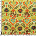 Yellow Damask Floral Patterned Viscose Rayon Fabric – ra 0 ta0662 114 4