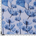 Blue Tulip Floral Print Soft Rayon Fabric for Dresses – ra 0 ta08177 114 4