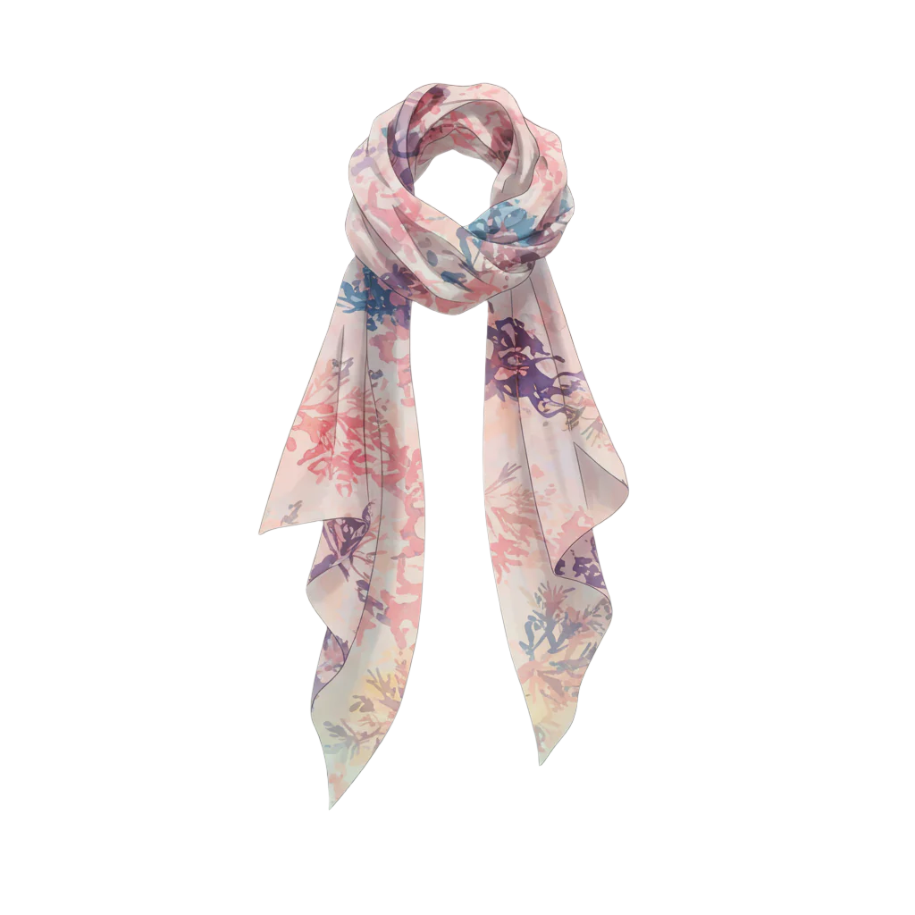 Delicate Scarves and Shawls