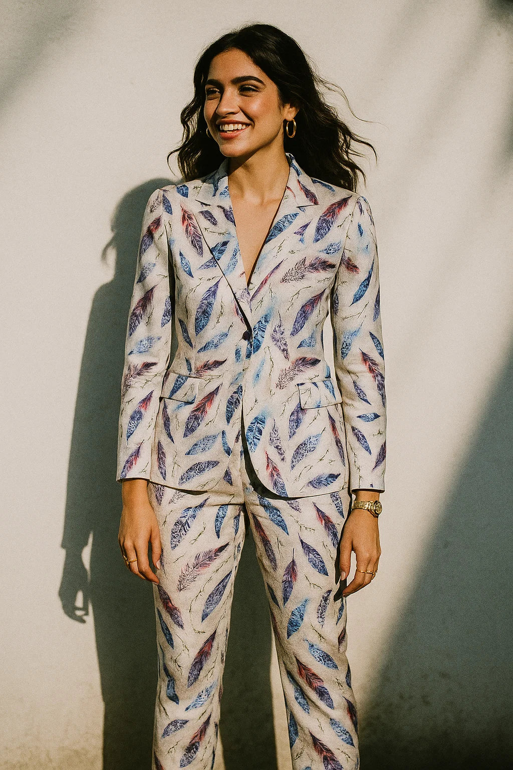 Feathers Digital Printed Fabric