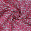 Magenta Damask Floral Print Tusser Silk Fabric – ts 0 ma01018 110 2