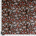 Black Tusser Silk with Ditsy Floral Print – ts 0 ma021069 110 4