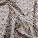 Tusser Silk Floral Print Fabric, Grey – ts 0 ma022748 110 1