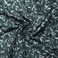 Green Tusser Silk Leaf Print Fabric – ts 0 ma023588 110 2