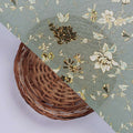 Grey Floral Tusser Silk Fabric – ts 0 ma024020 110 3
