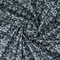 Elegant Navy Blue Leafy Vine Print on Tusser Silk Fabric – ts 0 ma0847 110 2 9456ef83 6b90 44c8 952f d8fb56d7230f