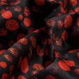 Red & Purple Autumn Leaves Printed Tusser Silk Fabric – ts 0 ma0853 110 1