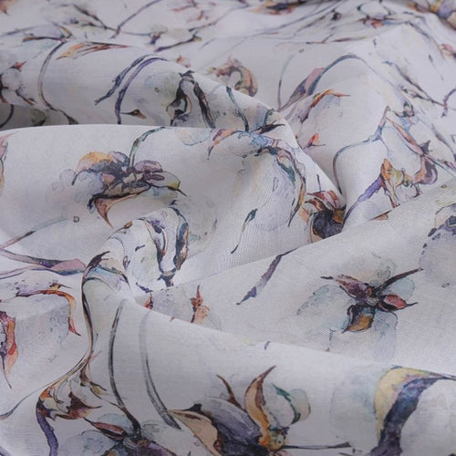 Elegant Watercolour Cotton Print Tusser Silk Fabric – ts 0 ta05577 110 1