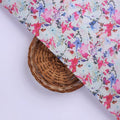 Vibrant Watercolour Floral on Soft Tusser Silk Fabric – ts 0 ta1221 110 3