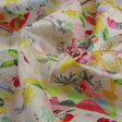 Vibrant Abstract Floral Collage Print Tusser Silk Fabric – ts 0 ta5312 110 1