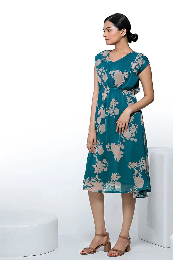 ワンピース jnhearts Tack dress/Blue Green 36 ZARA NWT WOMAN METAL PIECE ASYMMETRIC MIDI DRESS GREEN/BLUE