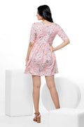 Pink Floral Print Dress – 088a2007 copy