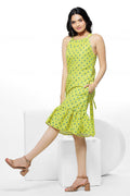 Yellow Print With Lime Color Maxi – 088a2023 copy