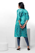 White Floating Floral Print Kaftan – 088a2113 copy