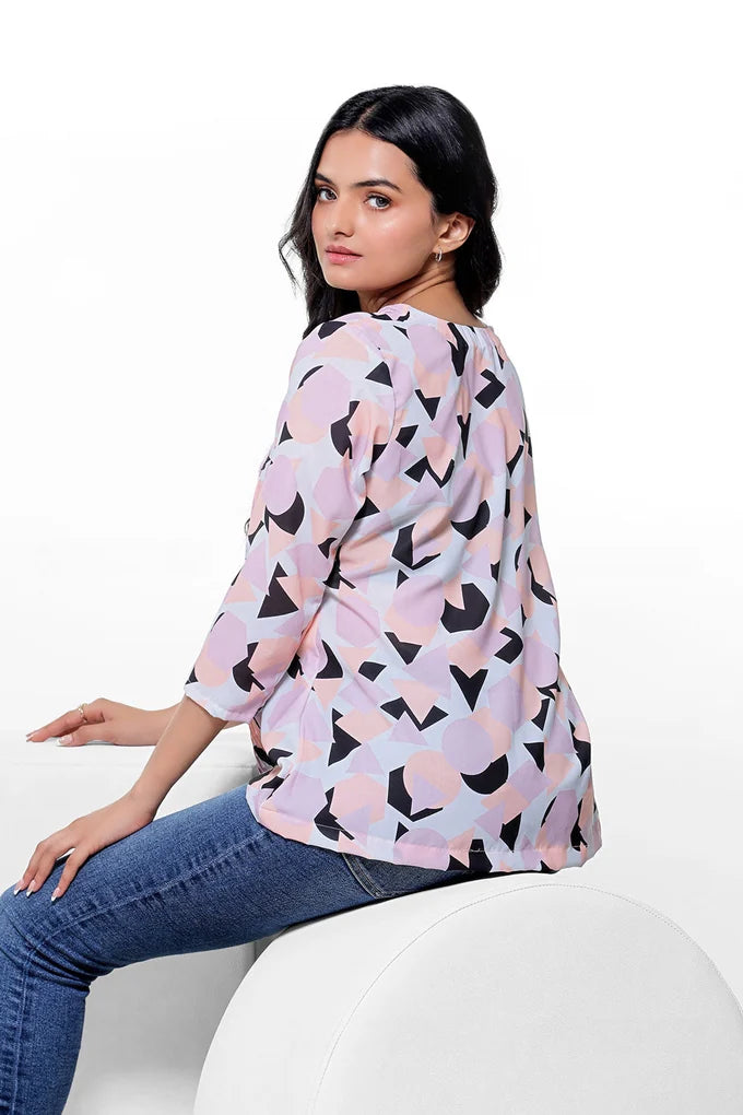 Geometric Printed Shirt – 088a2163 copy