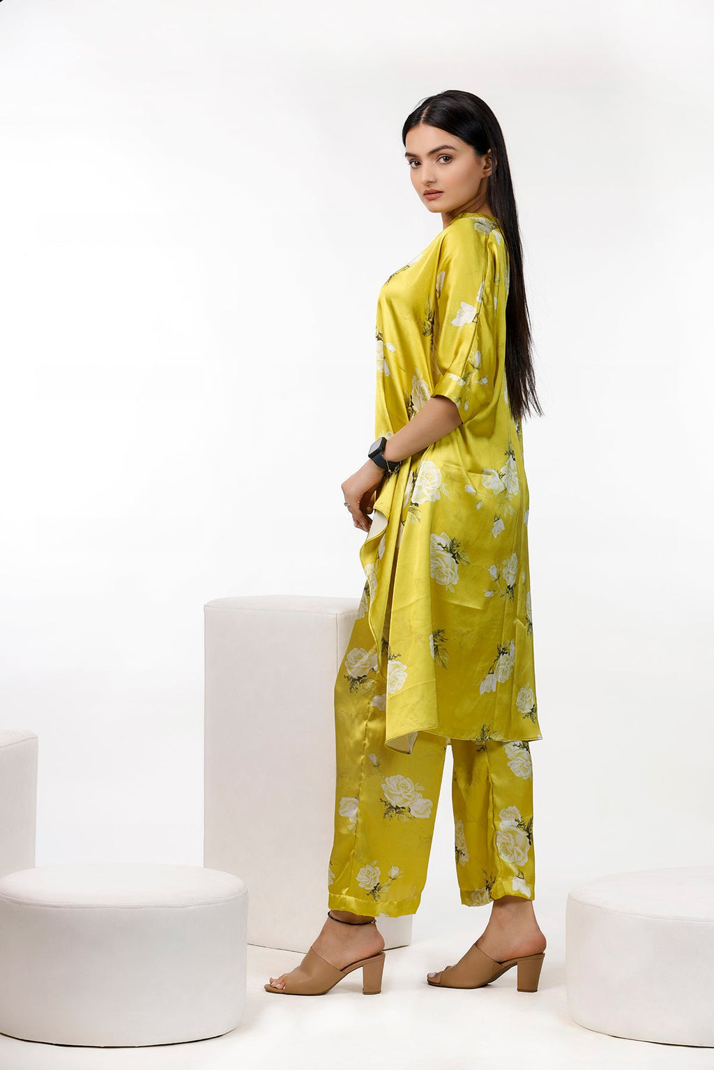 Trendy Printed Lemon Color Co Ord Set – 34.4