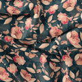 Garden Snowdrop Flower With Cherry Blossom Digital Printed Fabric - Japan Satin – ta09552pa.5